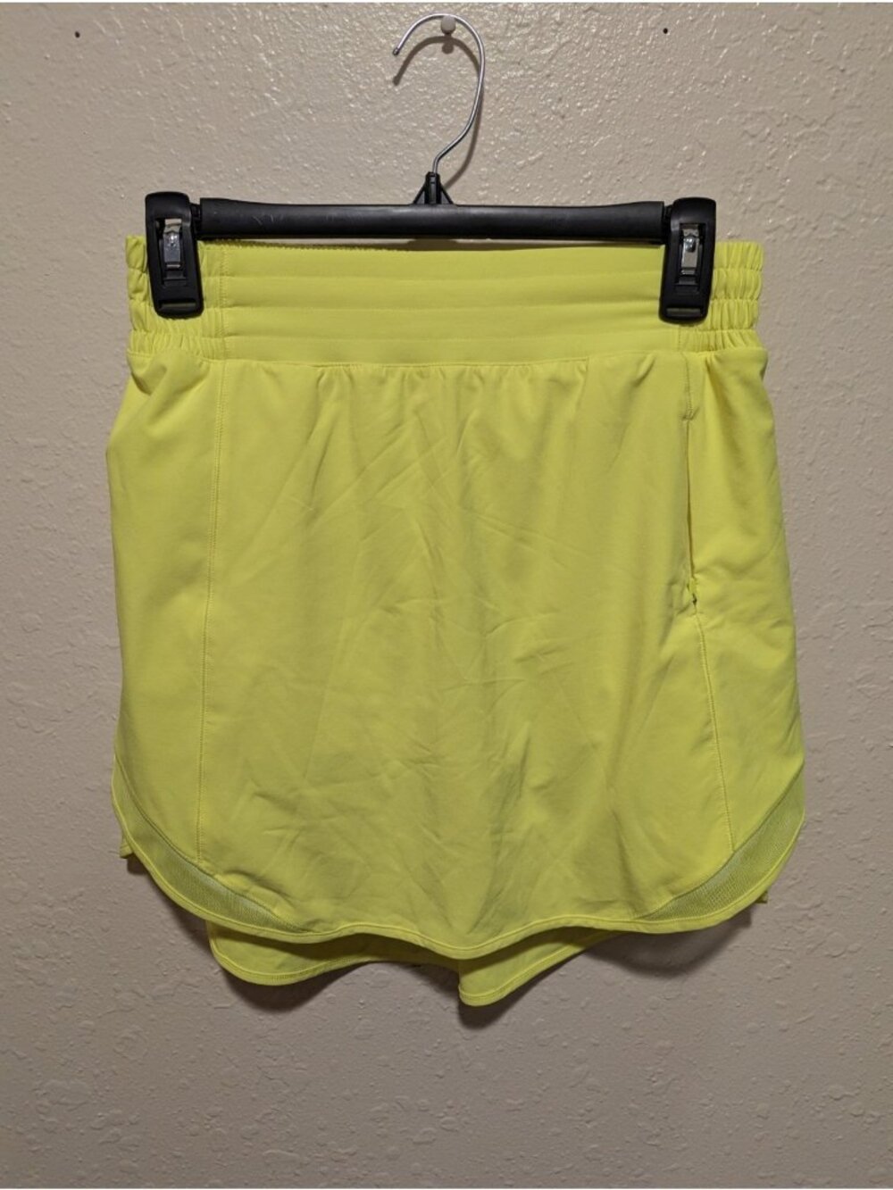 Lululemon Hotty Hot High-Rise Skirt *Long Size 6 Highlight Yellow Tennis W8AF4T